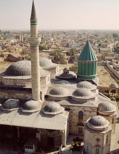 Aerial View of the Mevlana Tekke (Monastery of Our Master) by Turkish School